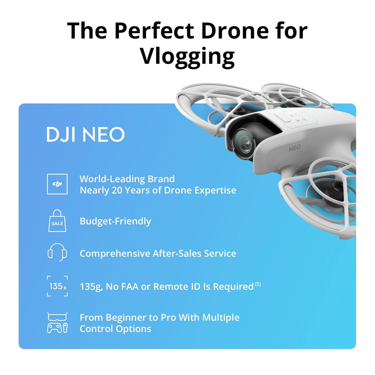 DJI Neo 4K AI Dual Camera Drone
