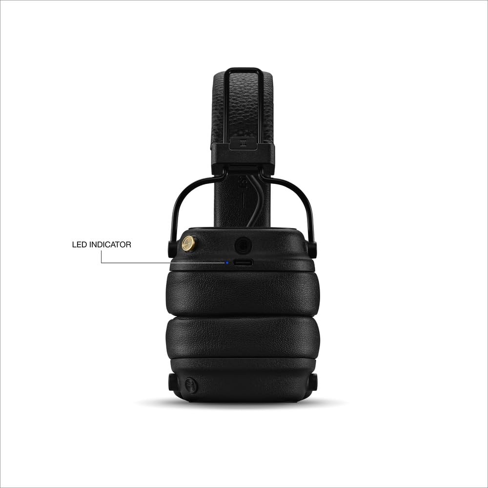 EVO Major IV Bluetooth Headphone with Mic (Upto 80 Hours Playback, On Ear)