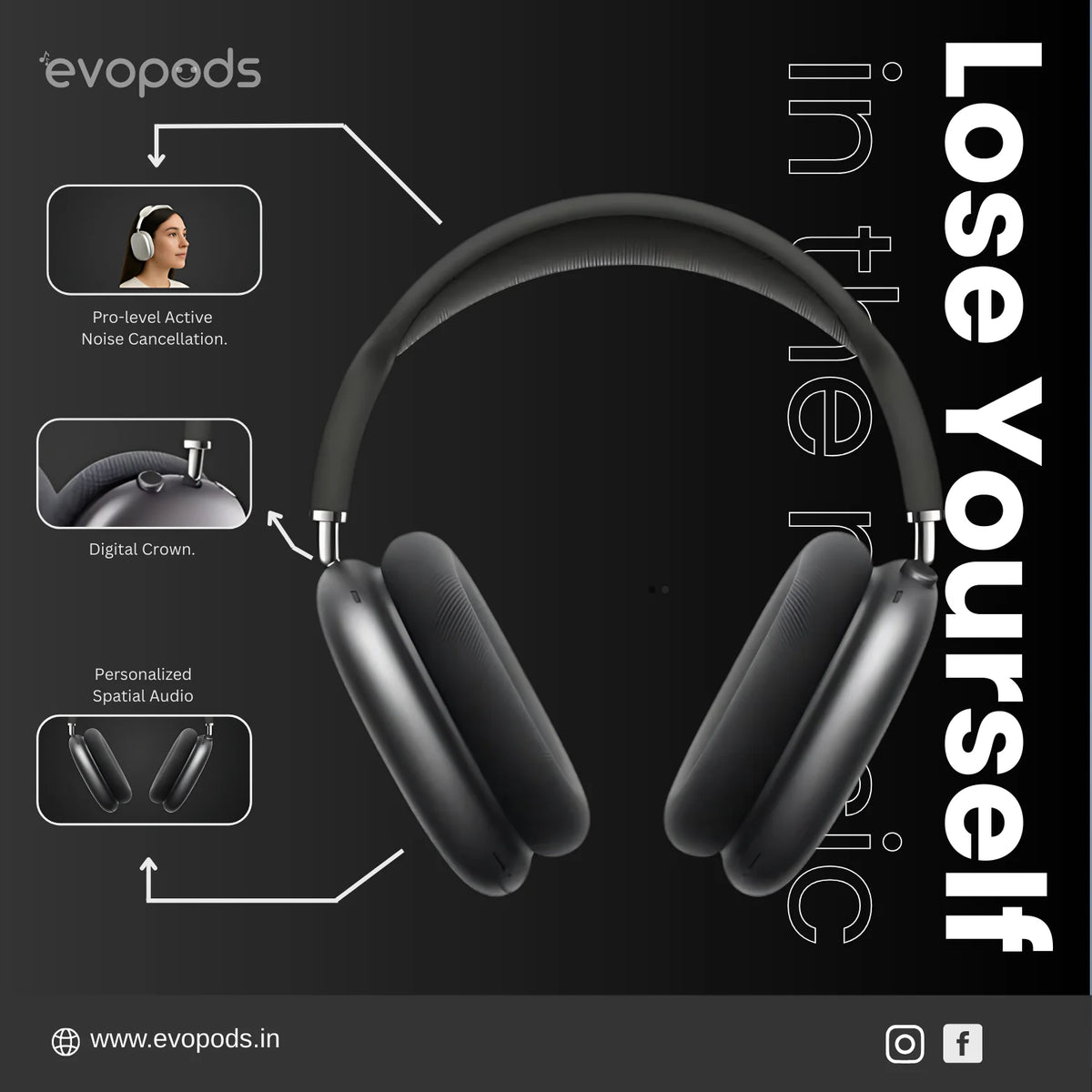 Airpods Max -ANC Wireless Over-Ear Headphones